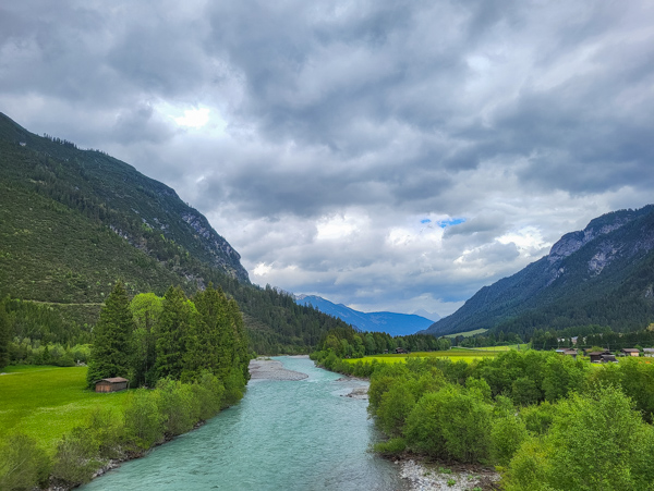 Hahntennjoch Passstraße, Tirol, Oostenrijk Hahntennjoch Passstraße, Tirol, Oostenrijk